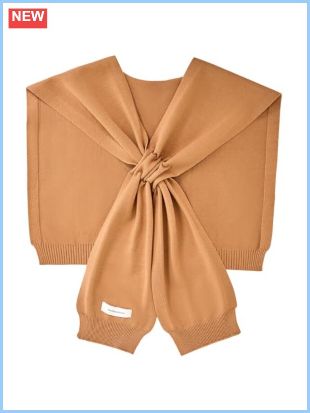 Women's Knit Sweater Shawl Wrap with Sleeves Lightweight Shoulder Cape
